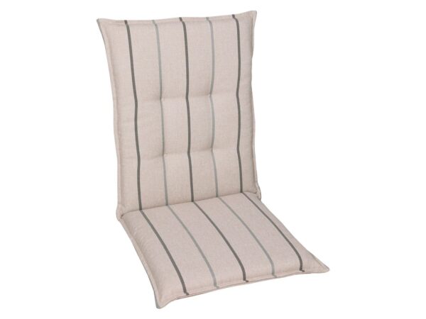 GO-DE Textil Tuinkussen (Stoelkussens voor stoelen met een normale rugleuning, Beige) - 4014082071601